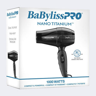 BABYLISS PRO-Bambino Nano Titanium Travel Hairdryer-272.1g
