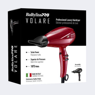 BABYLISS PRO-Ferrari Volare V1 Hairdryer Black-530g