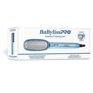 BABYLISS PRO-Nano Titanium Ionic Thermal Paddle Brush-