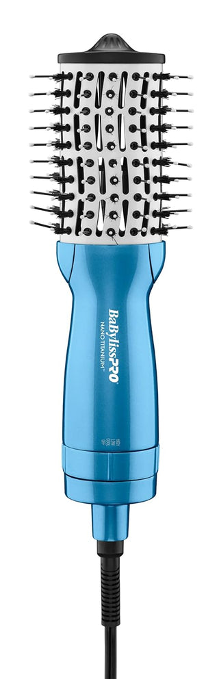 BABYLISS PRO-Nano Titanium Oval Ionic Hot Air Brush-Medium