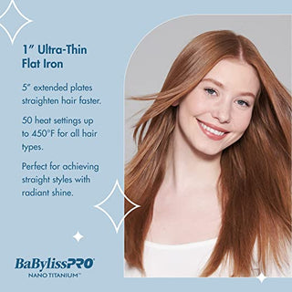 BABYLISS PRO-Ultra-Thin Flat Iron 1"-1"