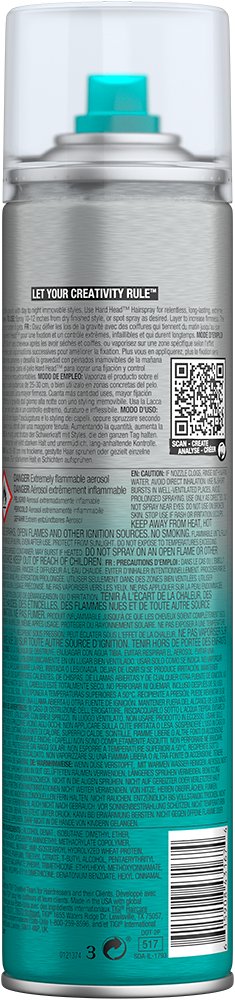 BED HEAD-Hard Head Hairspray-385ml