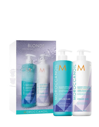MOROCCANOIL-Blonde Shampoo & Conditioner Half-500ml