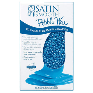 SATIN SMOOTH-Titanium Blue Hard Wax-397g